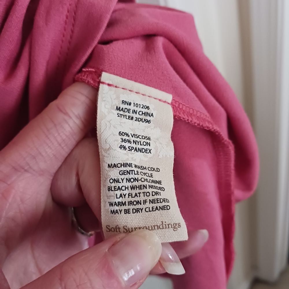 Soft Surroundings Raspberry Midi Dress - Picture 4 of 9